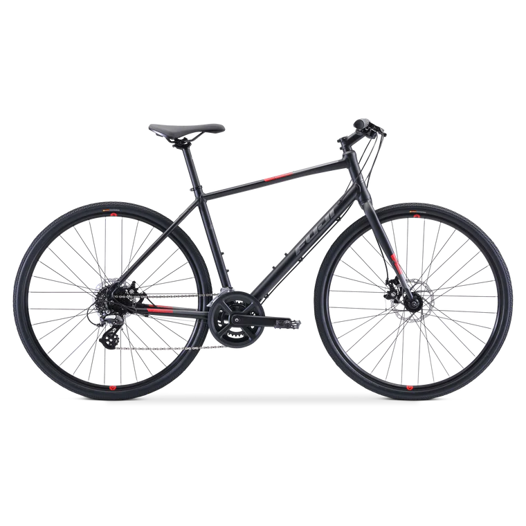 Fuji Absolute 1.9 , Shimano Altus, Disc, Satin Black – Bixby Bicycles