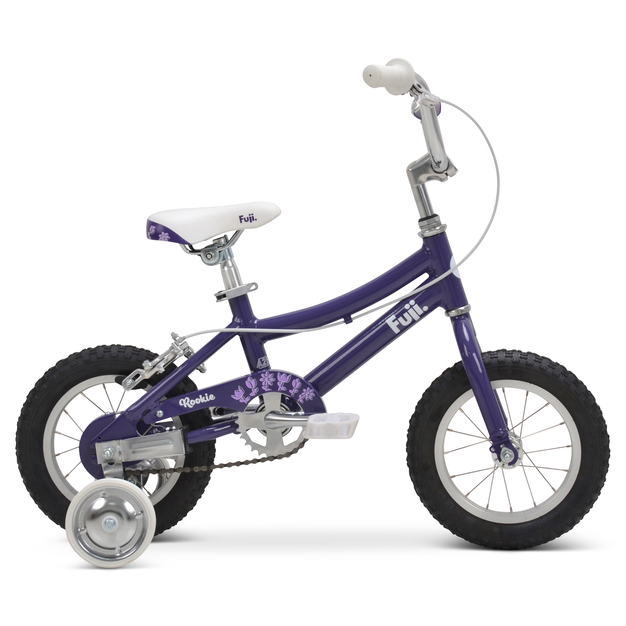 Fuji Rookie 12" wheel, plum violet, bixbybicycles.com