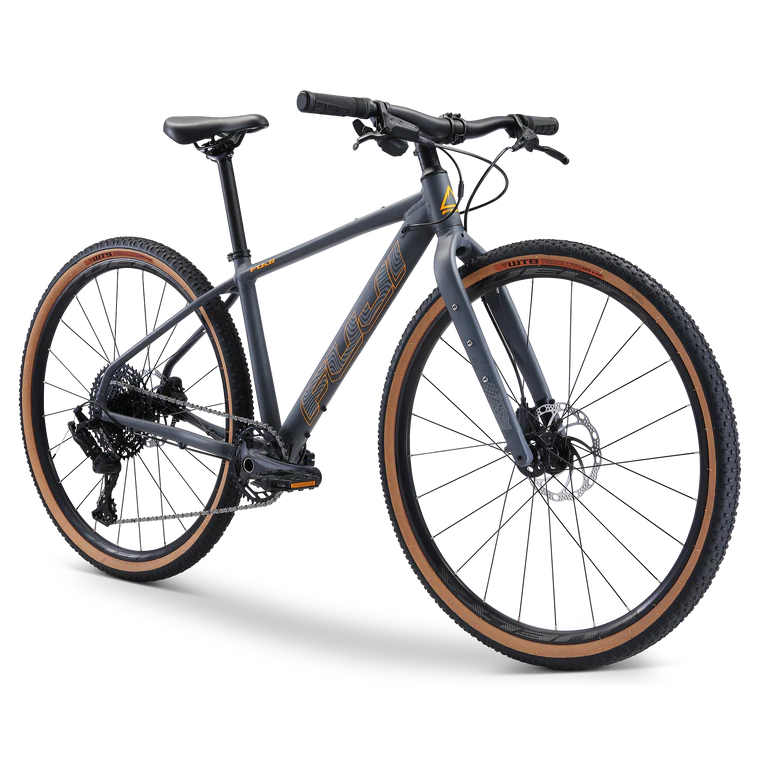 Fuji Thrill, Youth Gravel Hybrid Bike, 650b, 40cm, Matte Storm Gray, bixbybicycles.com
