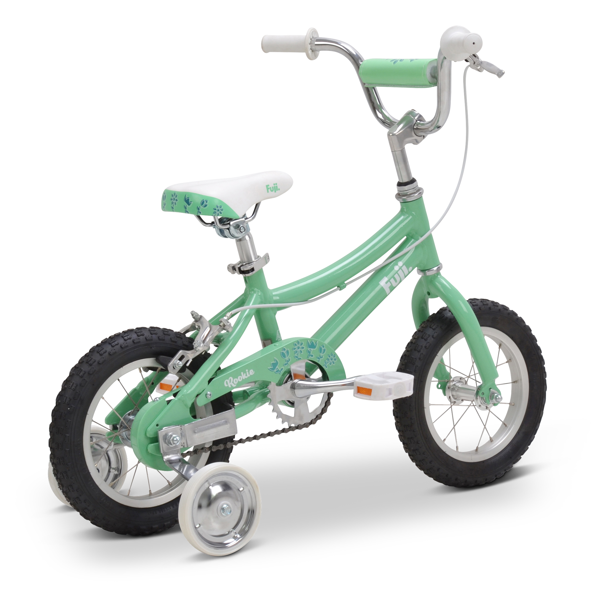 Fuji Rookie 12" Magic Mint, 12" Wheels, bixbybicycles.com