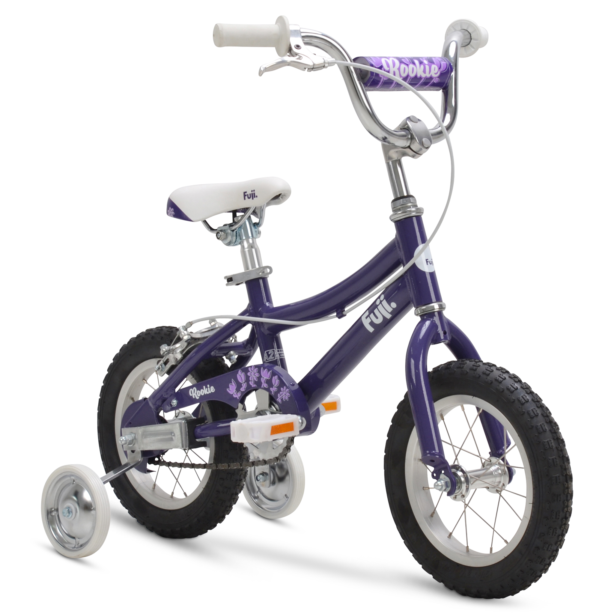 Fuji Rookie 12" wheel, plum violet, bixbybicycles.com