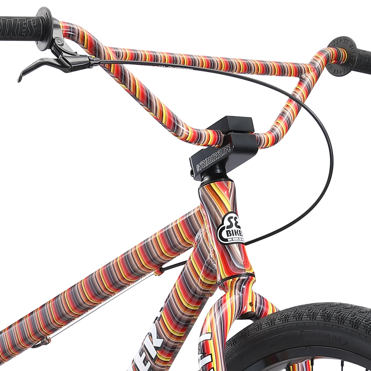SE Bikes BMX Big Flyer 29" Wheel, Striped Fusion, Bixby Bicycles, bixbybicycles.com