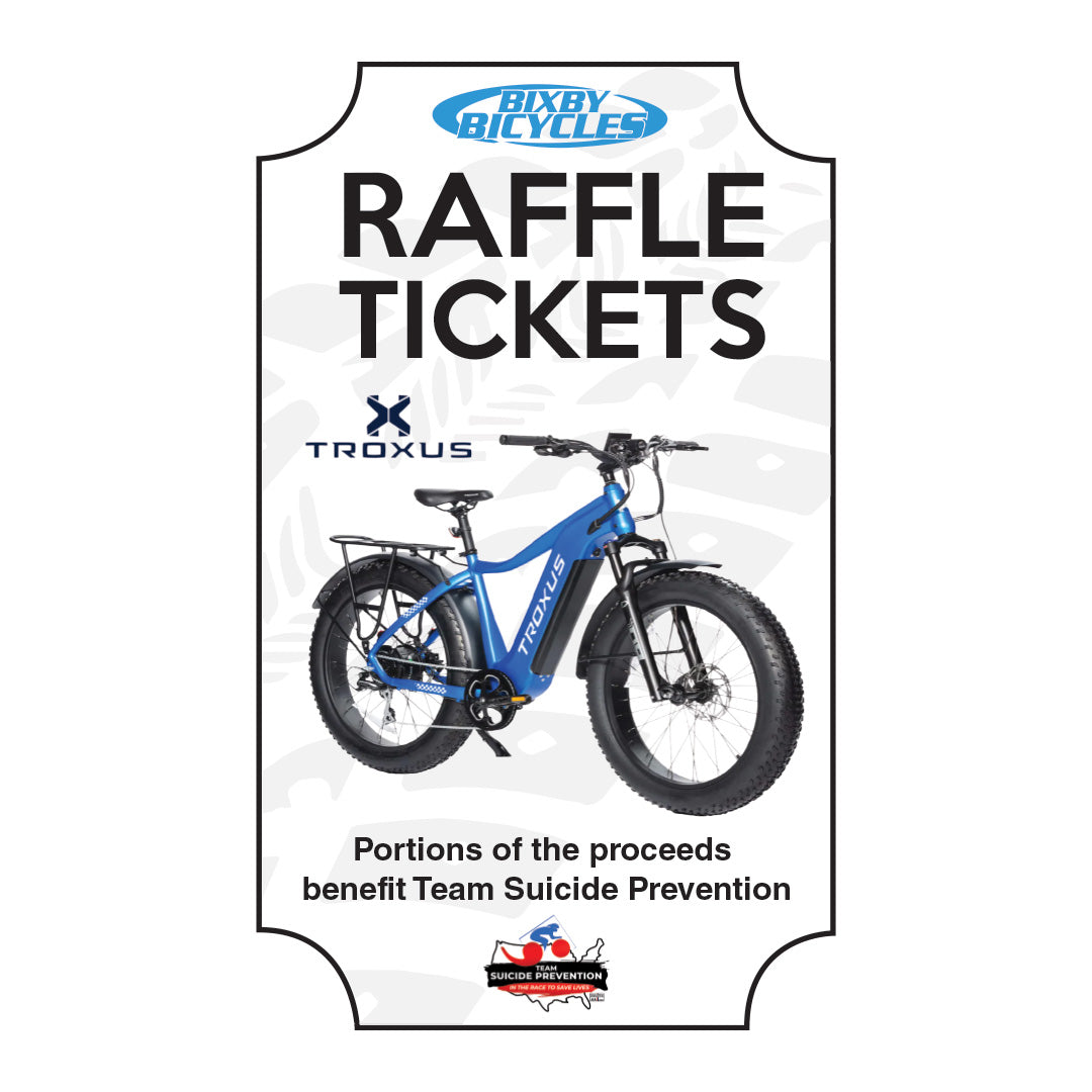 Raffle Tickets to Support Team Suicide Prevention, bixbybicycles.com