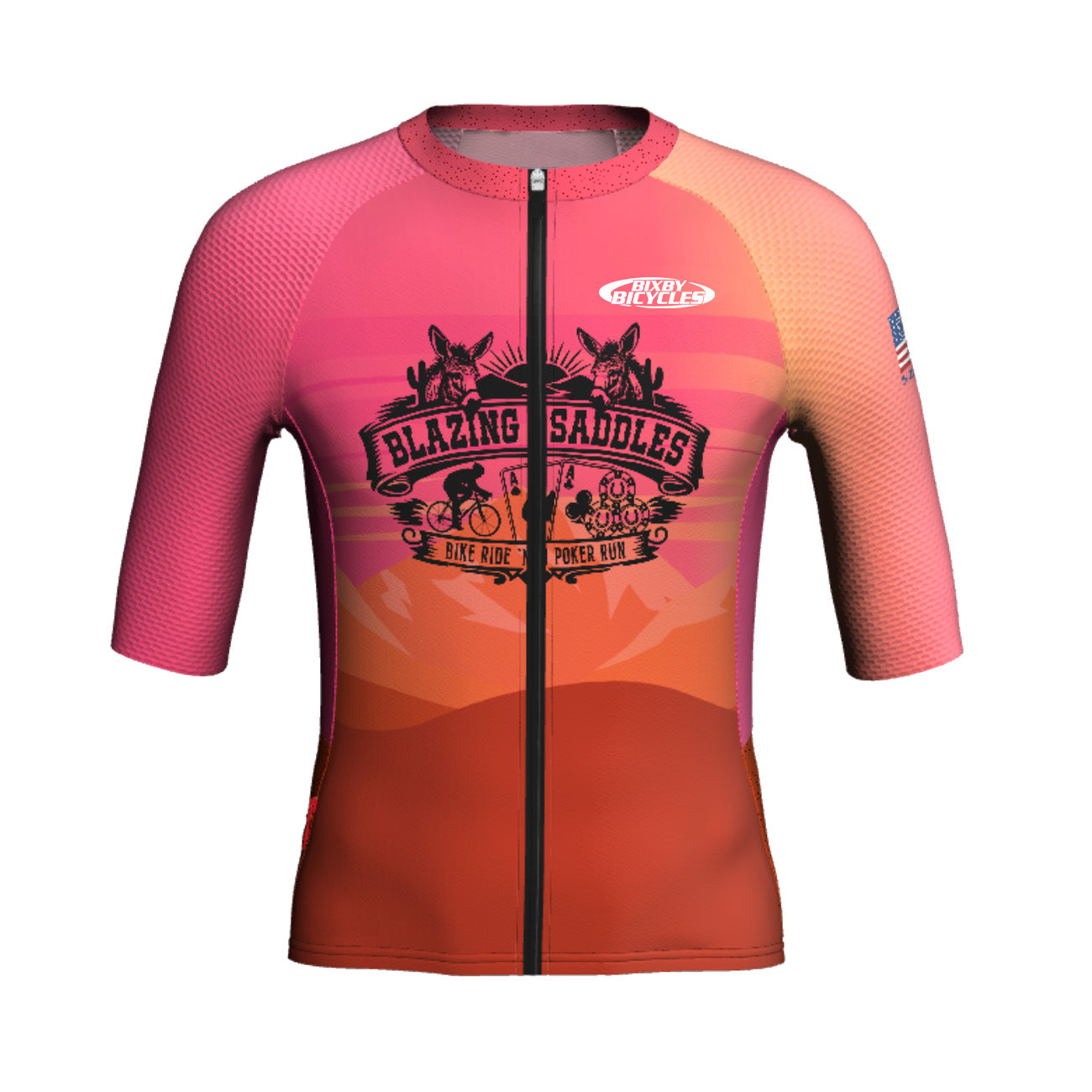 Blazing Saddles Ride Jersey – Official 2026 Event Jersey. bixbybicycles.com