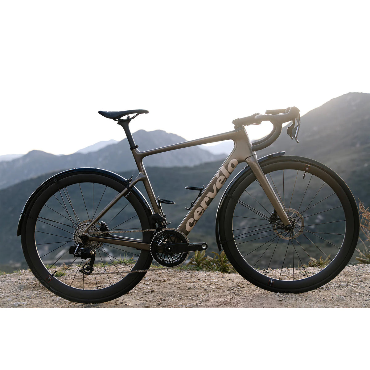 2027 Cervélo Caledonia Road Bike, Shimano 105 Cable, Mocha, bixbybicycles.com