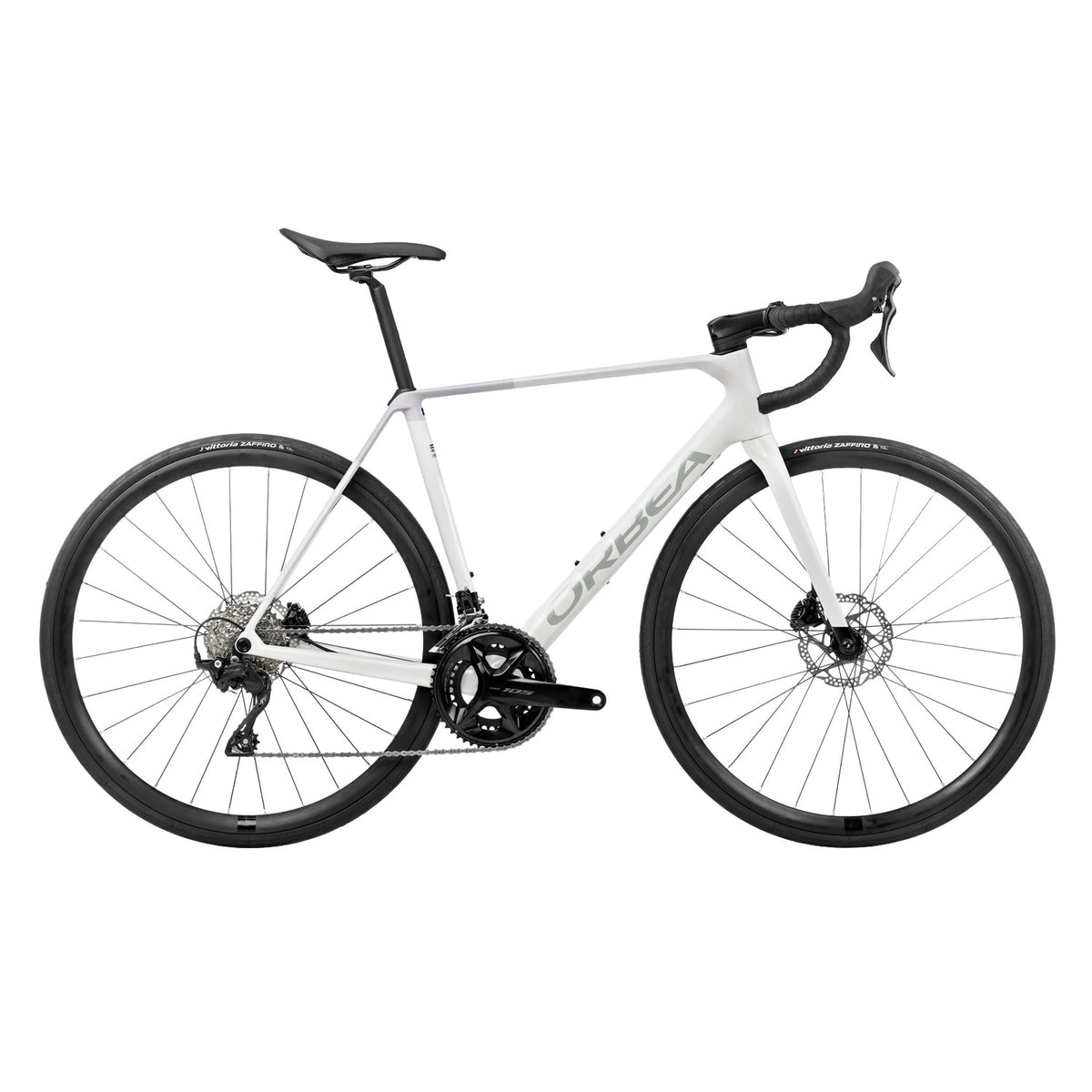 2027 Orbea Orca M30 Shimano 105 Cable 12-Speed, White, bixbybicycle.com