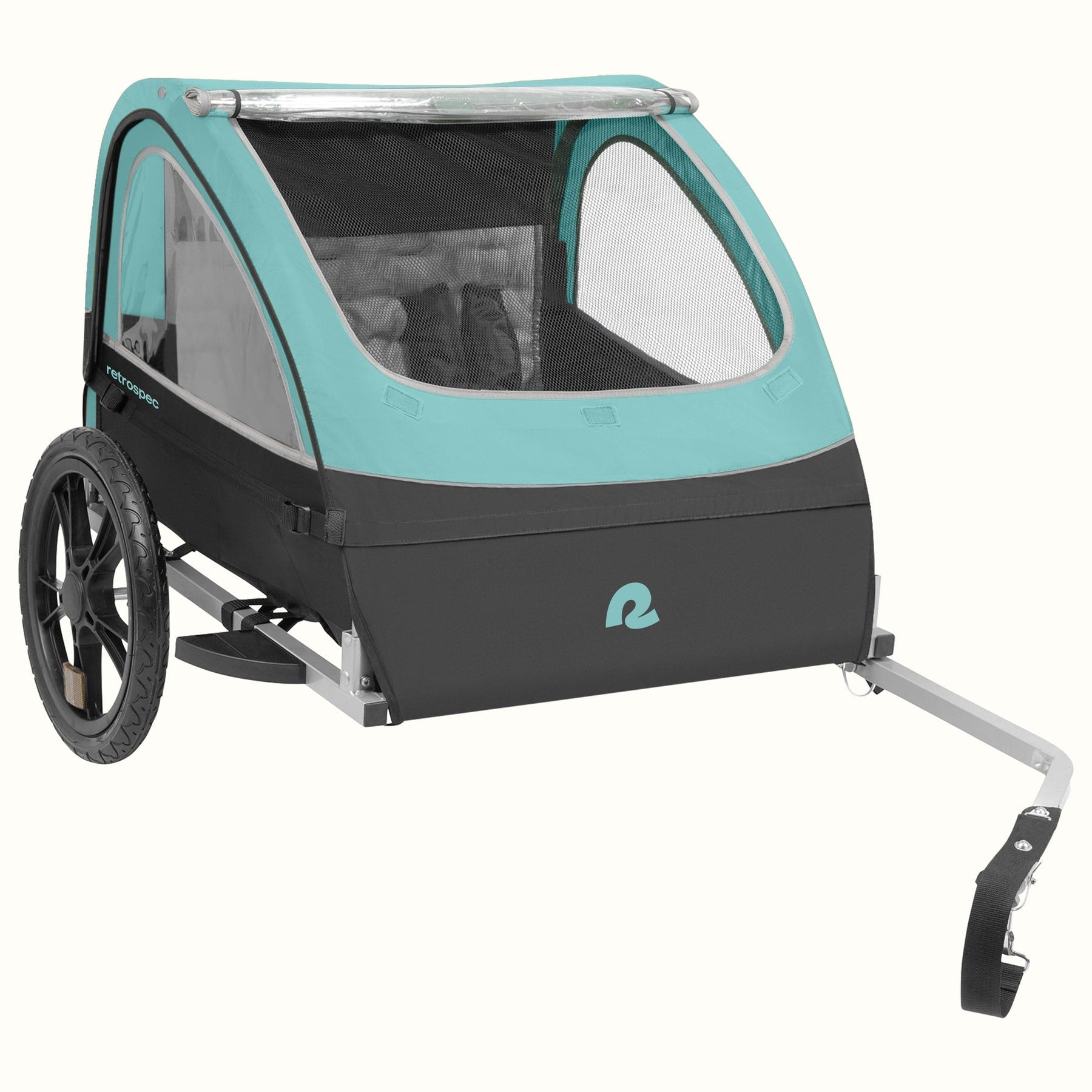 Retrospec Rover, 2 Passenger Trailer Black/Blue, bixbybicycles.com