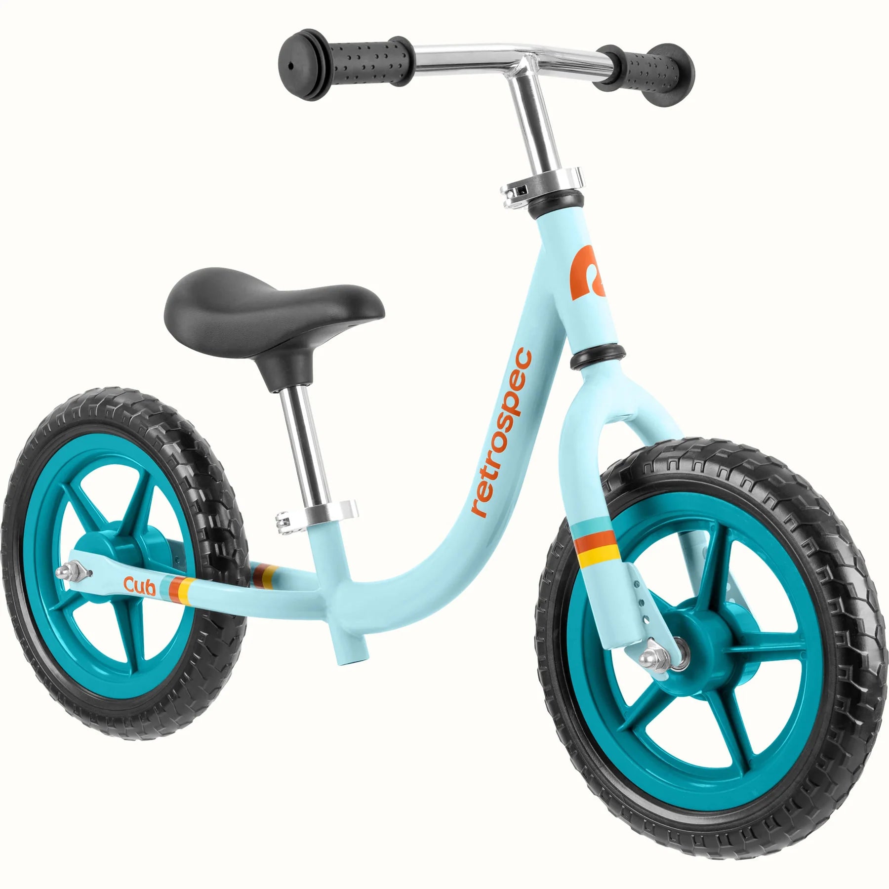 Retrospec Cub Balance Bike (18mo - 4yrs) Powder Blue gloss, bixbybicycles.com
