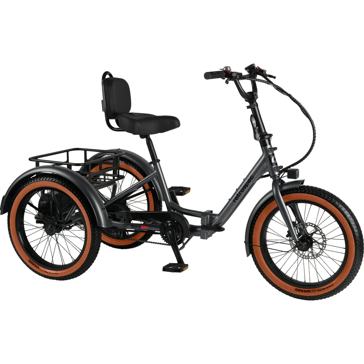 Retrospec Boca Rev 2, 2026, Trike 500W/48V, Adult Trike, bixbybicycles.com