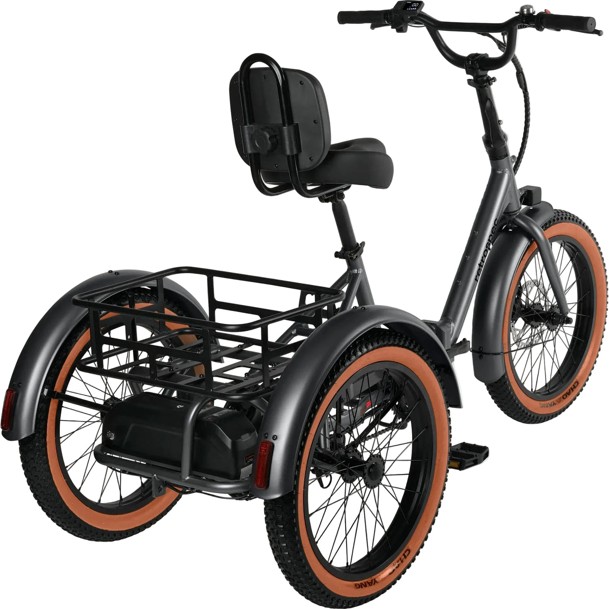 Retrospec Boca Rev 2, 2026, Trike 500W/48V, Adult Trike, bixbybicycles.com