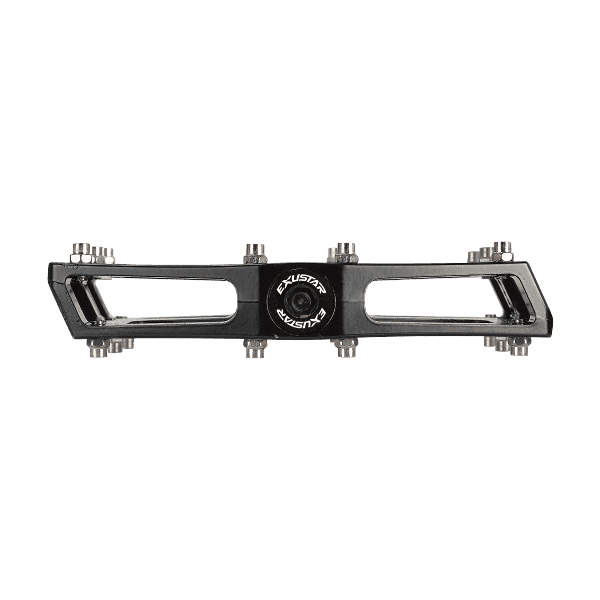 Exustar E-PB73, Aluminum Platform Pedals, 9/16, bixbybicycles.com