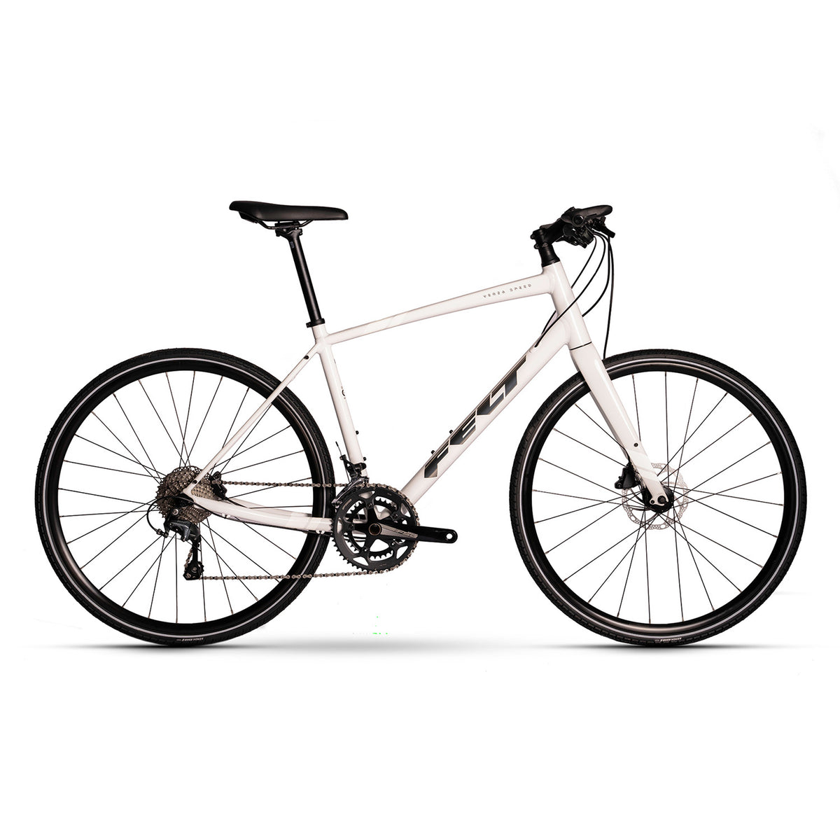 FELT Verza Speed 20 2024, Gloss White – Bixby Bicycles