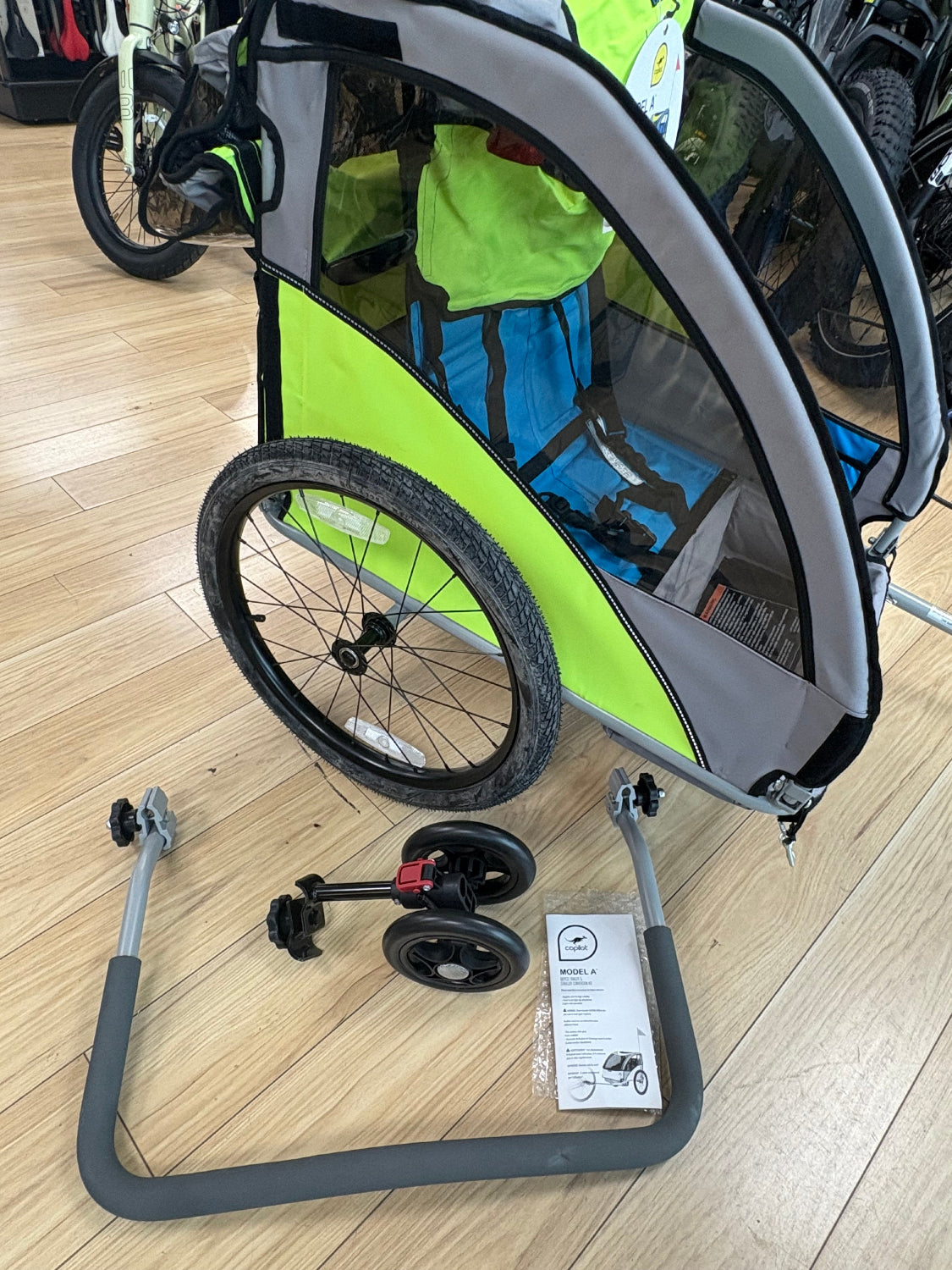 Copilot Model A Child Bicycle Trailer & Stroller Conversion Kit, bixbybicycles.com