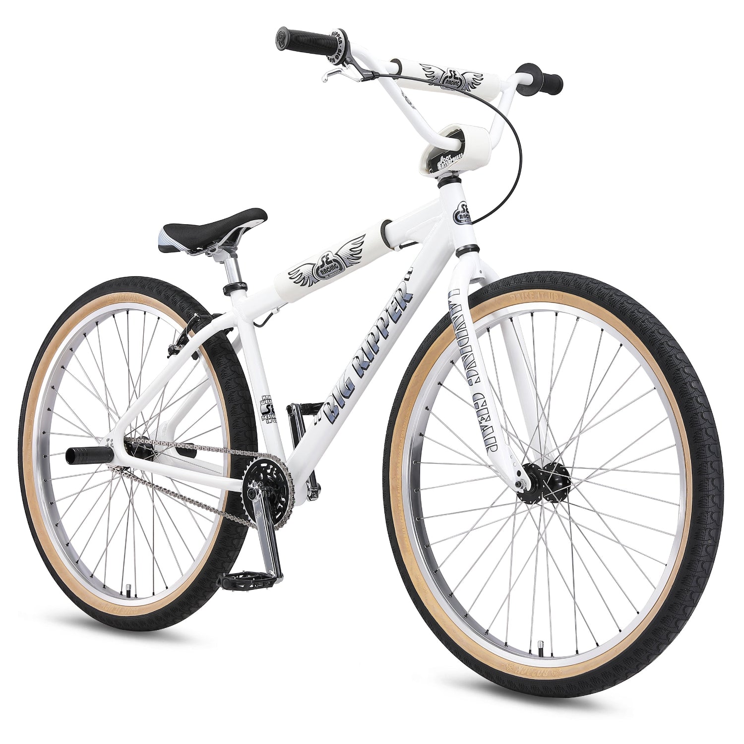 SE Big Ripper 29" BMX 2025 Arctic White, Bixbybicycles.com
