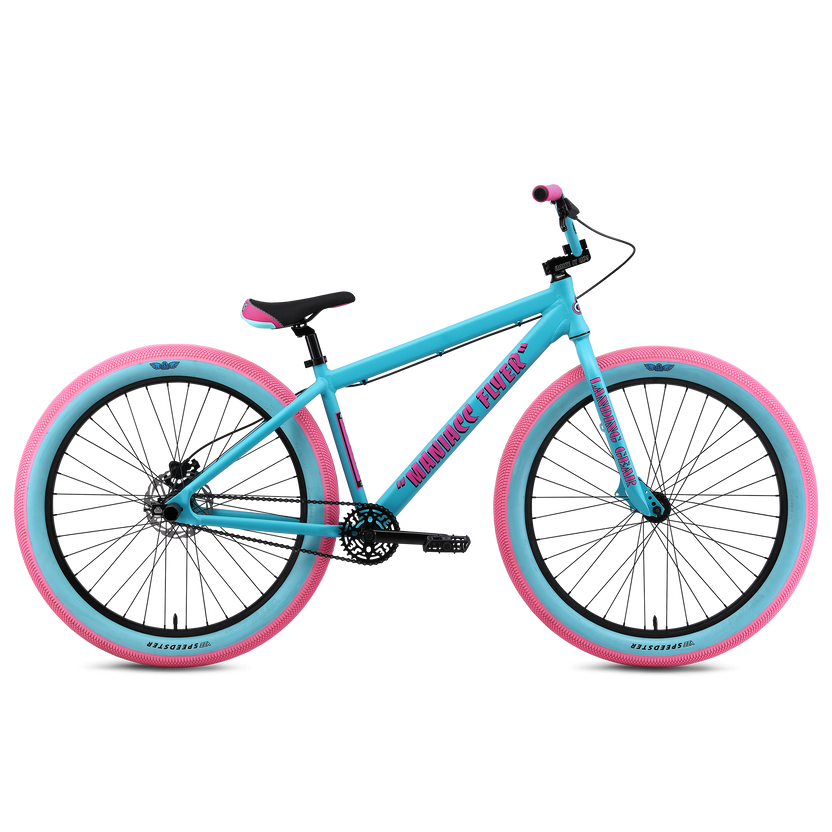 SE Maniacc Flyer 27.5"+ BMX, Aqua Bubblegum 2027, bixbybicycles.com