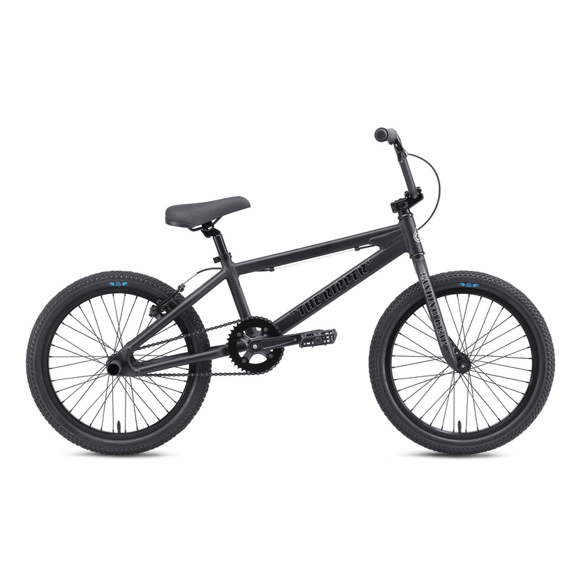 SE Ripper 20" BMX, Matte Black, bixbybicycles.com