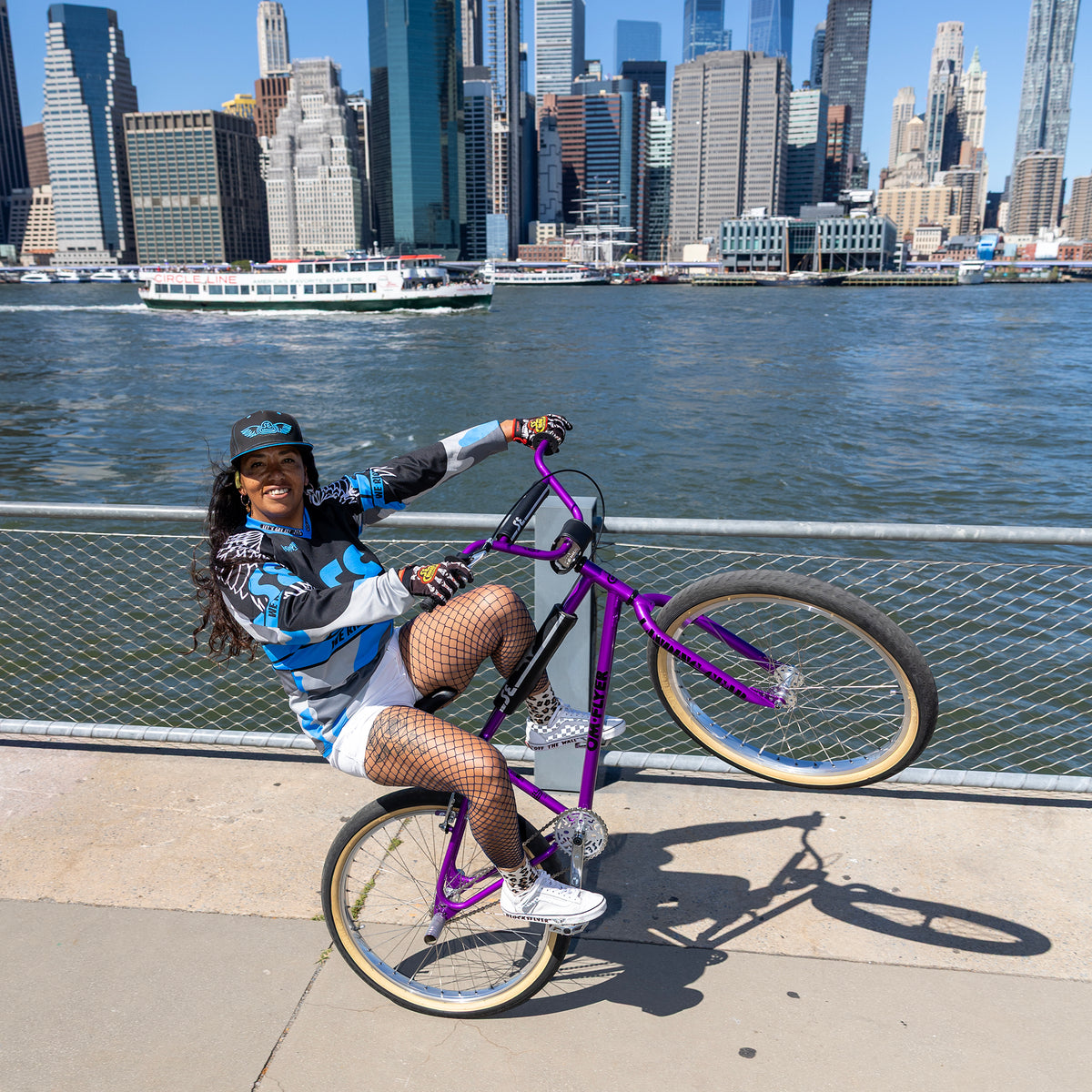 SE OM Flyer 26" BMX Bike, Purple Nurple, bixbybicycles.com