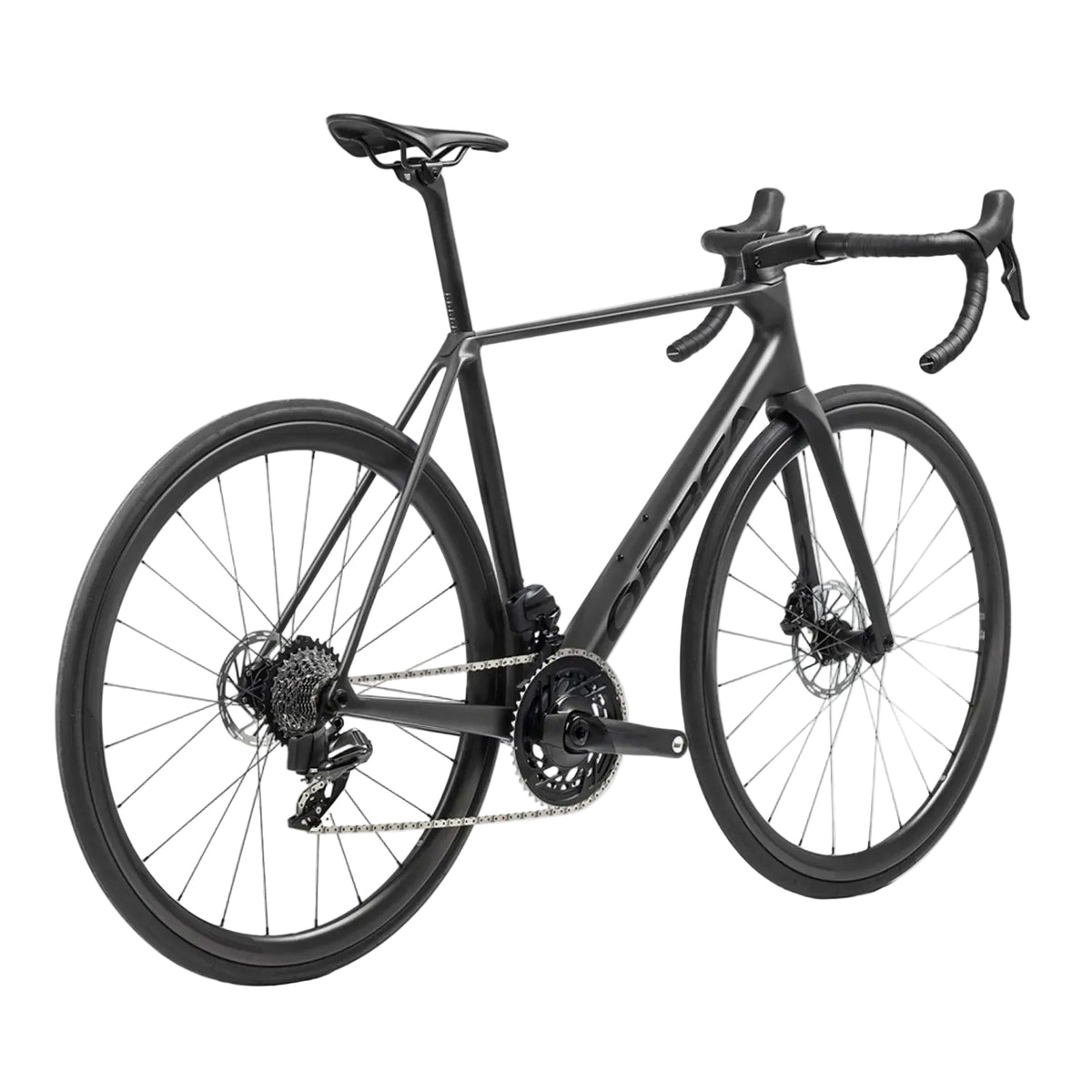 Orbea Orca M35I 2025 105 Di2 Carbon Road Bike, Carbon Wheels, Black/Black, bixbybicycles.com