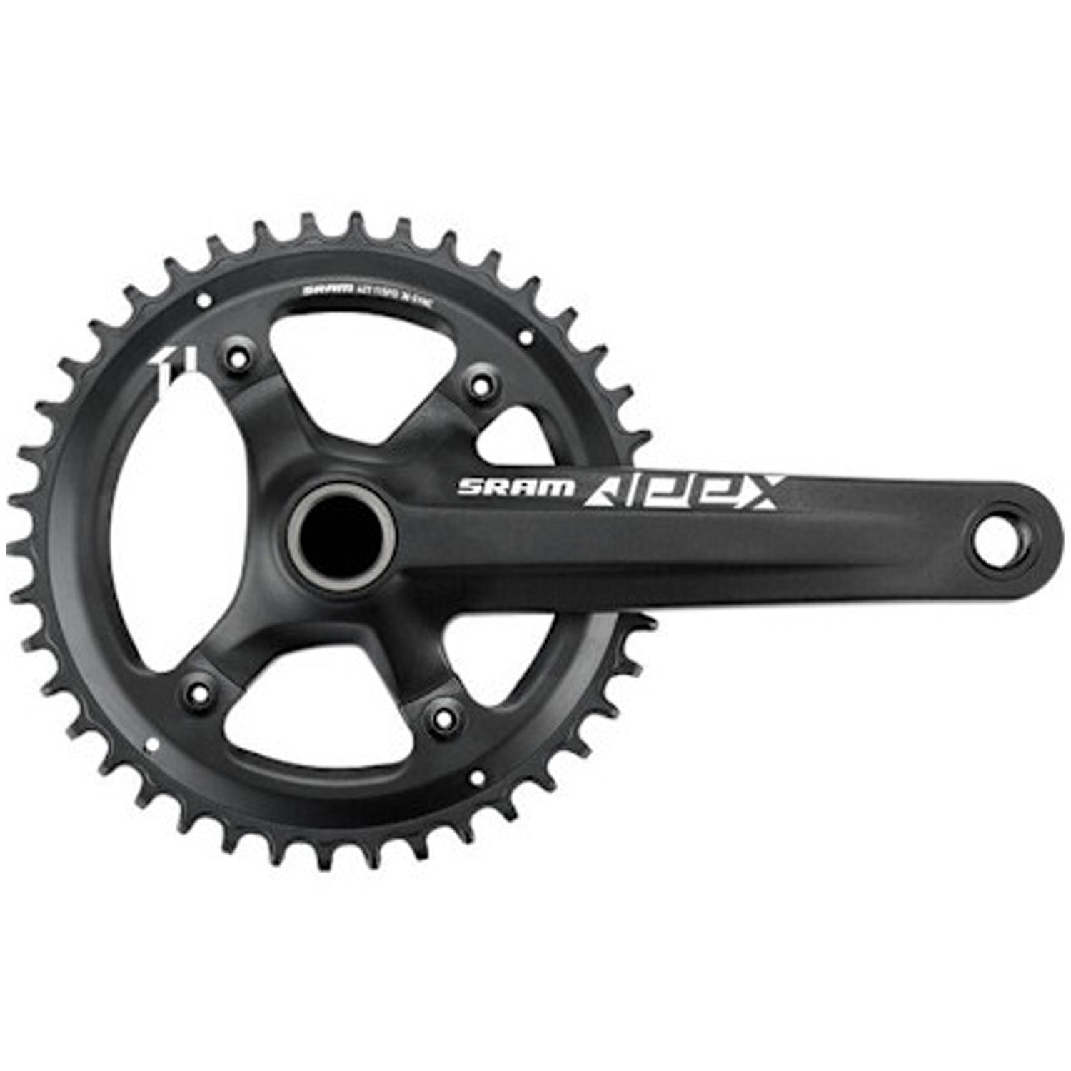 SRAM Apex 1 Crankset, 40 tooth, 11 speed, bixbybicycles.com