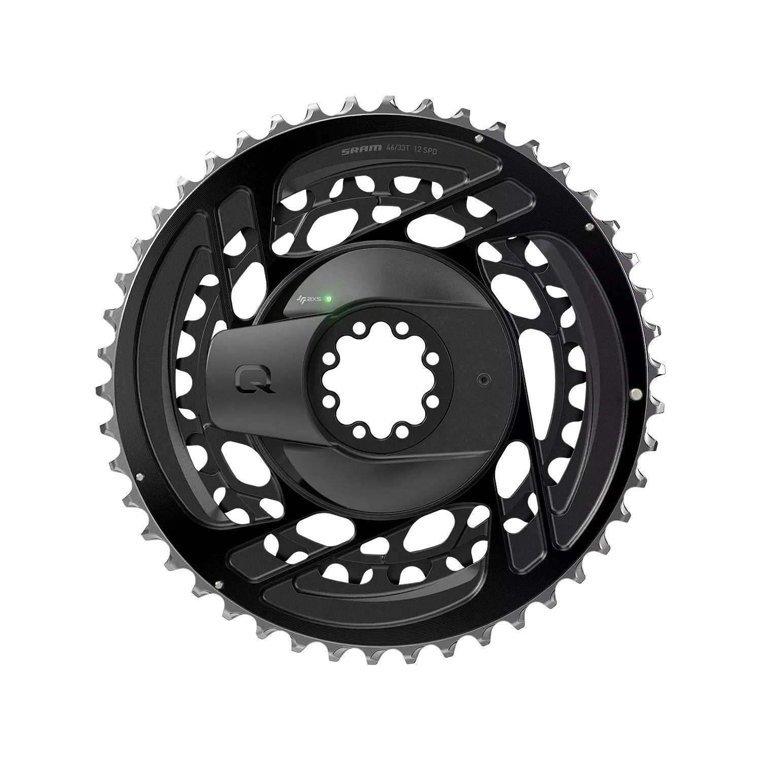 SRAM FORCE AXS 50x37 Chain Ring, Q Power Meter, 12 Speed, Bixbybicycles.com