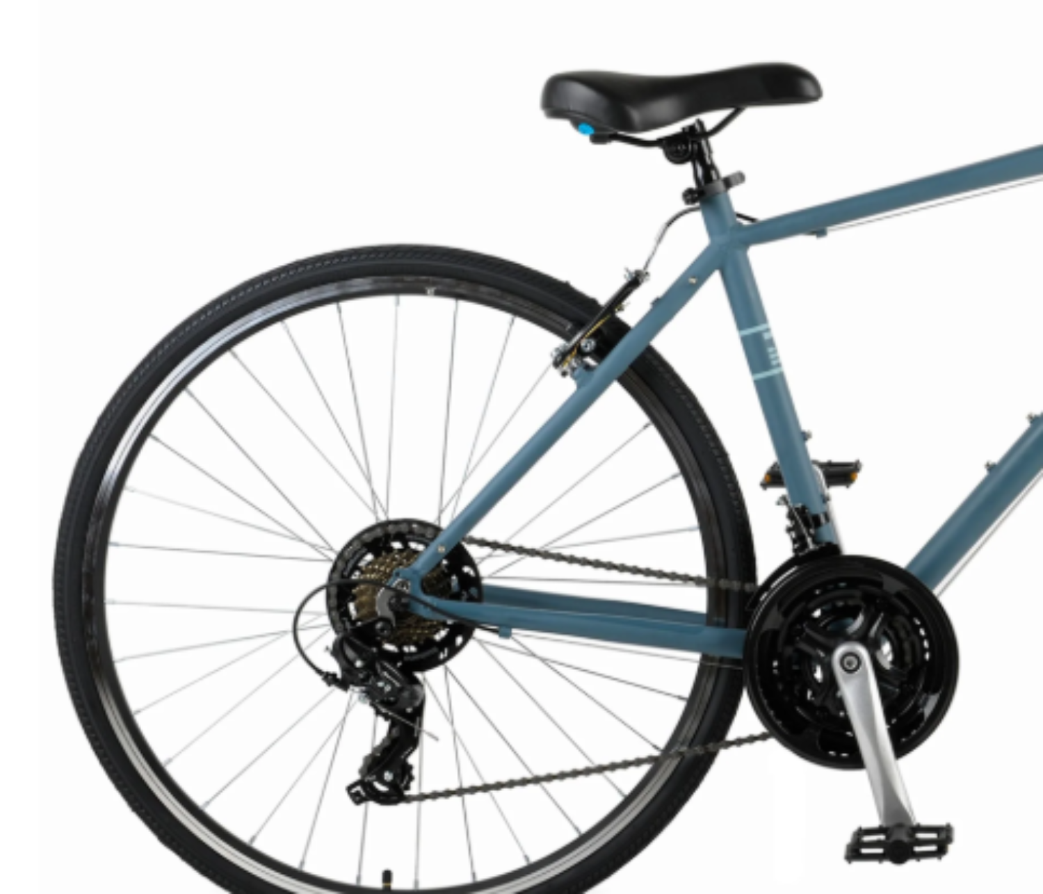 Retrospec Atlas Diamond Frame, 21 Speed, Matte GRANITE Blue, bixbybicycles.com