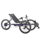 TerraTrike Charge EVO > Rear Hub Motor 36V 374WH Battery > Storm Blue, bixbybicycles.com