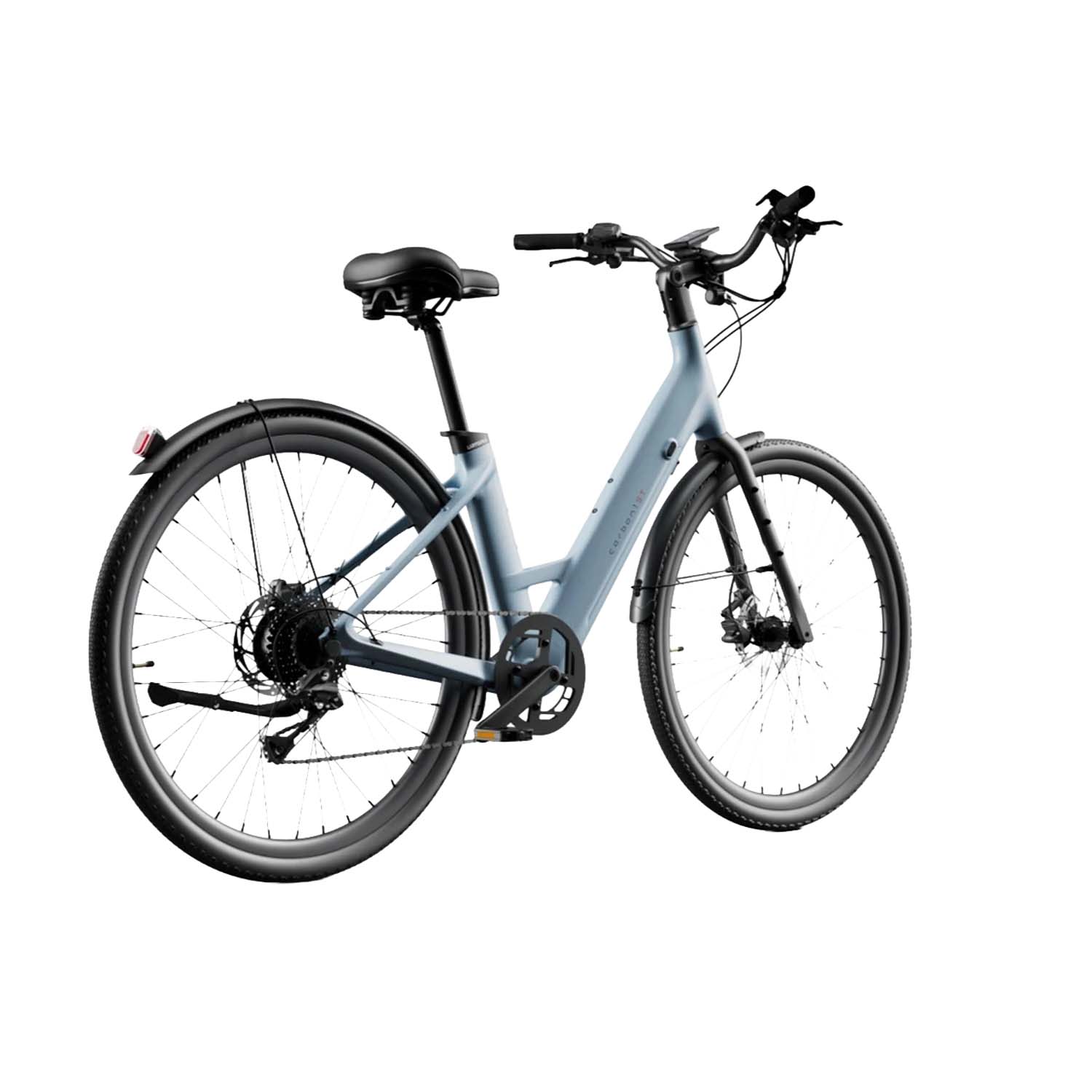 Urtopia Carbon Classic, with Throttle, 2026, Step Thru, Blue, bixbybicycles.com