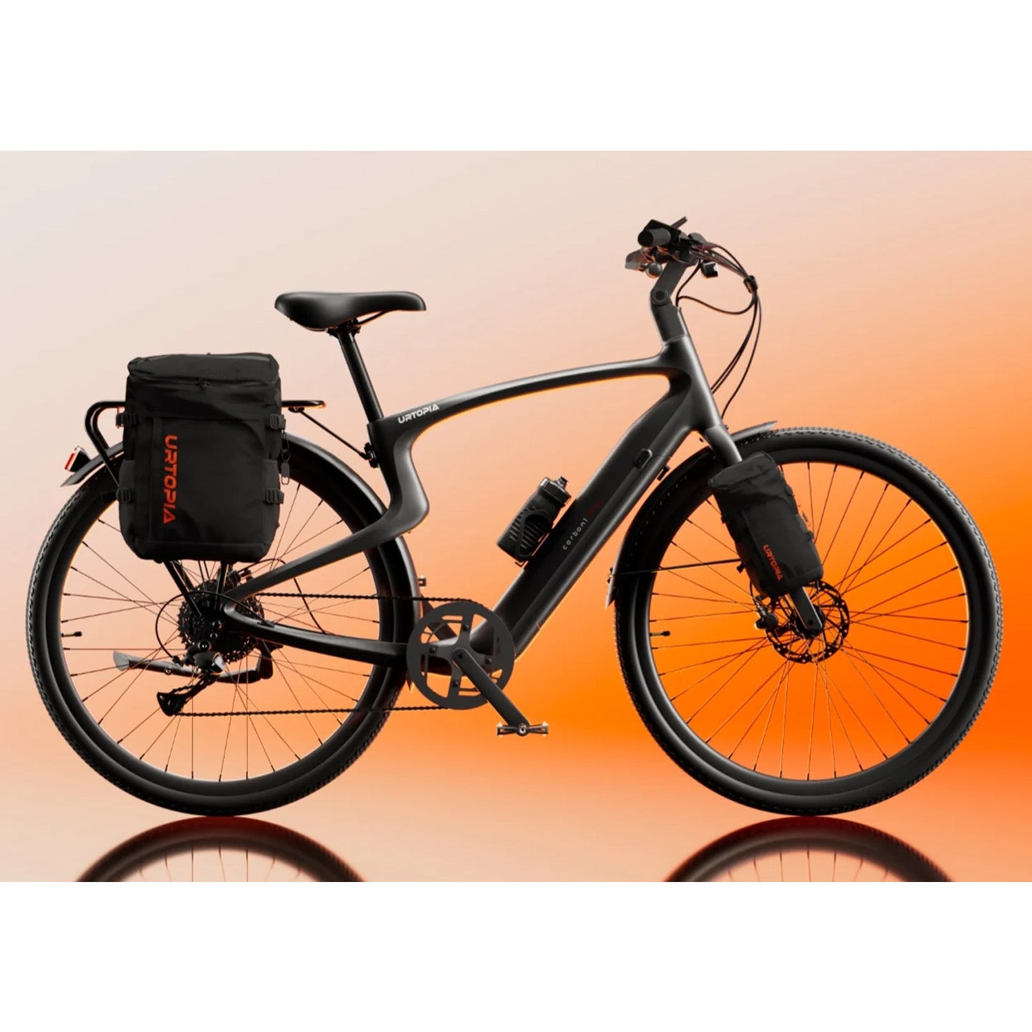 Urtopia Carbon Classic High-Step E-Bike, Black, bixbybicycles.com
