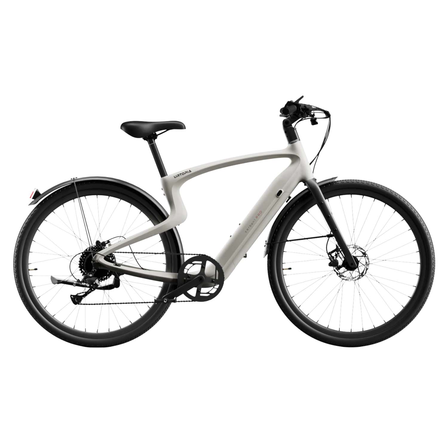 Urtopia Carbon Classic High-Step E-Bike, Creme, bixbybicycles.com