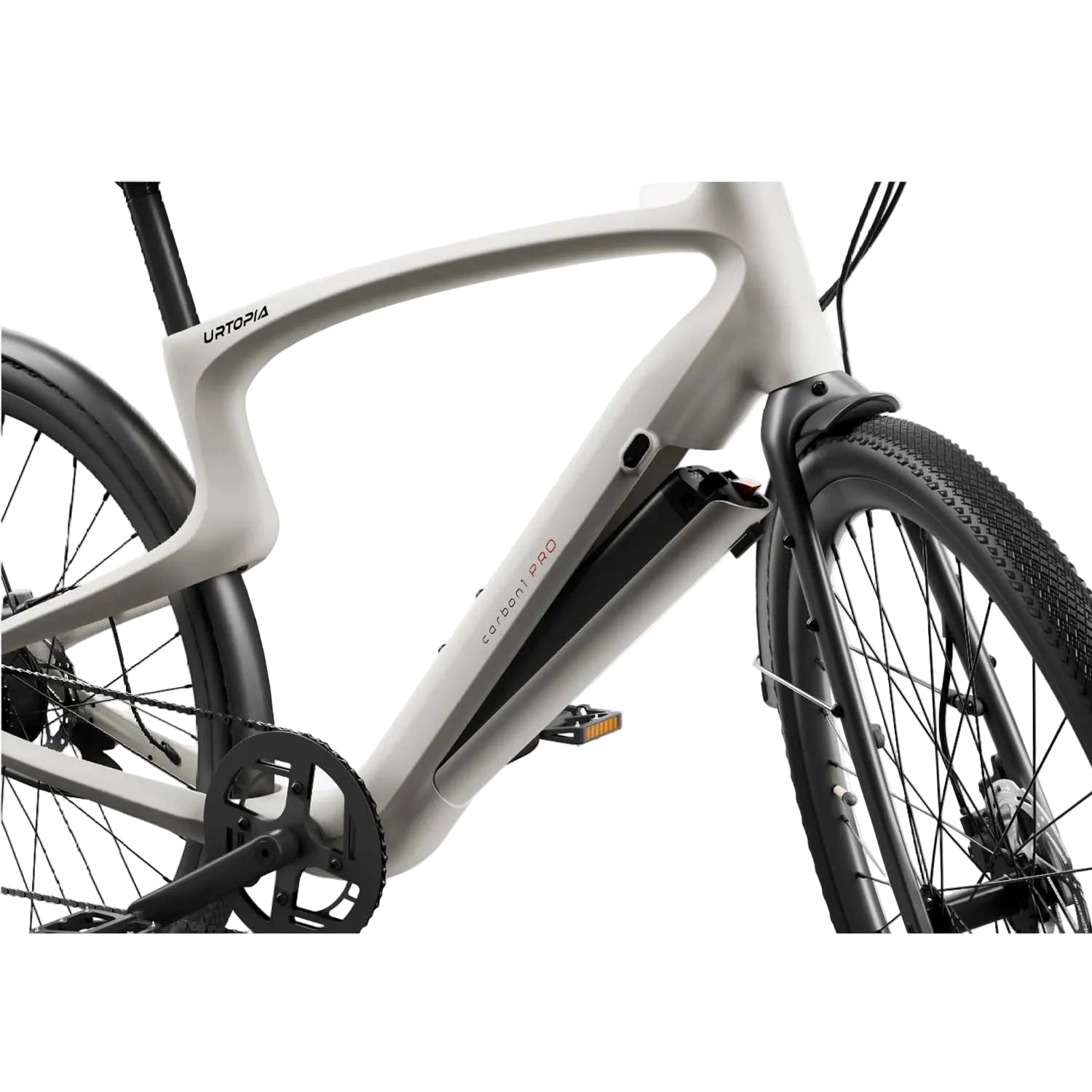 Urtopia Carbon Classic High-Step E-Bike, Creme, bixbybicycles.com