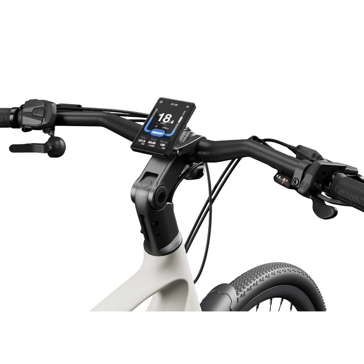 Urtopia Carbon Classic High-Step E-Bike, Creme, bixbybicycles.com