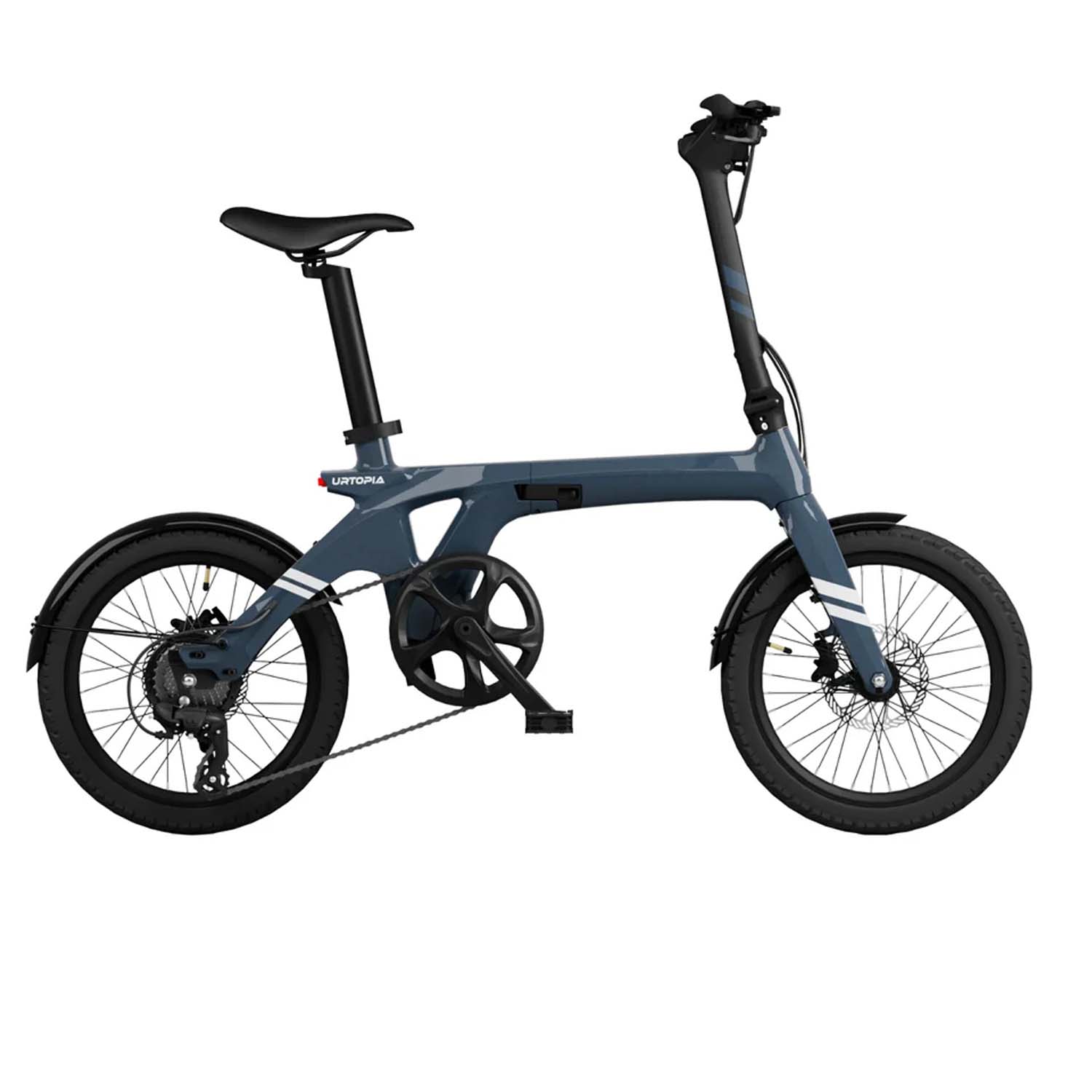 Urtopia Carbon Fold 1, Low Step, Blue, Universal Size – Bixby Bicycles