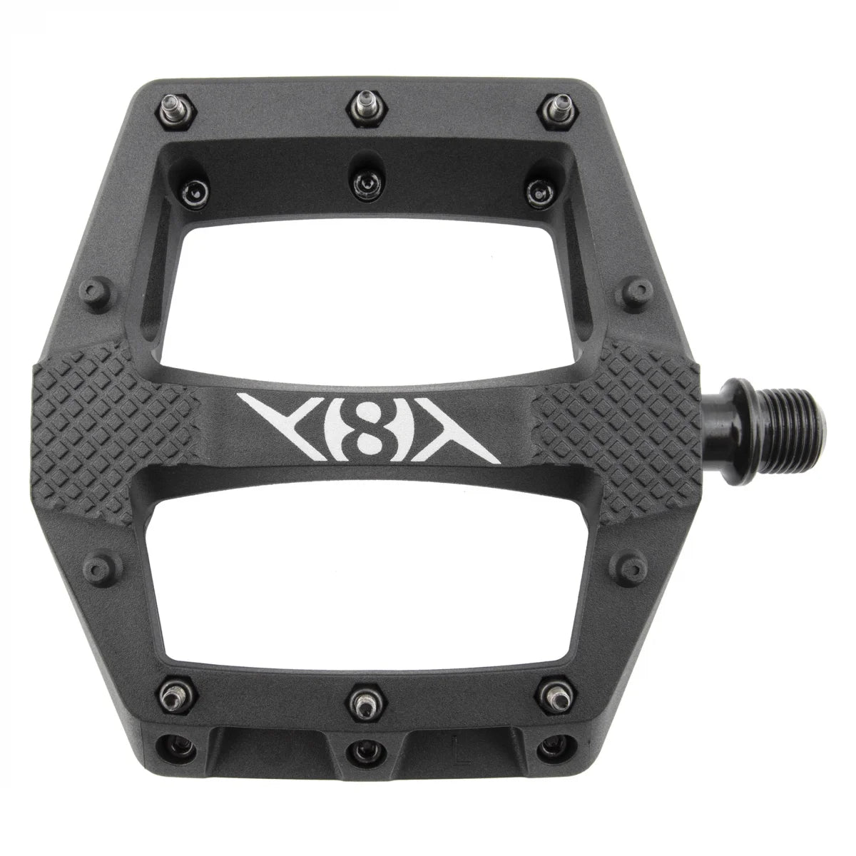 Origin8 Strapd Platform Pedals, 9/16" Chromoly Axle, bixbybicycles.com