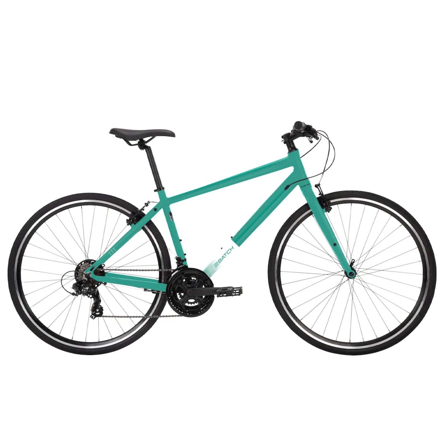 BATCH Fitness Hybrid Bicycle, 3 x 7 Speed, Gloss Fern Green, bixbybicycles.com