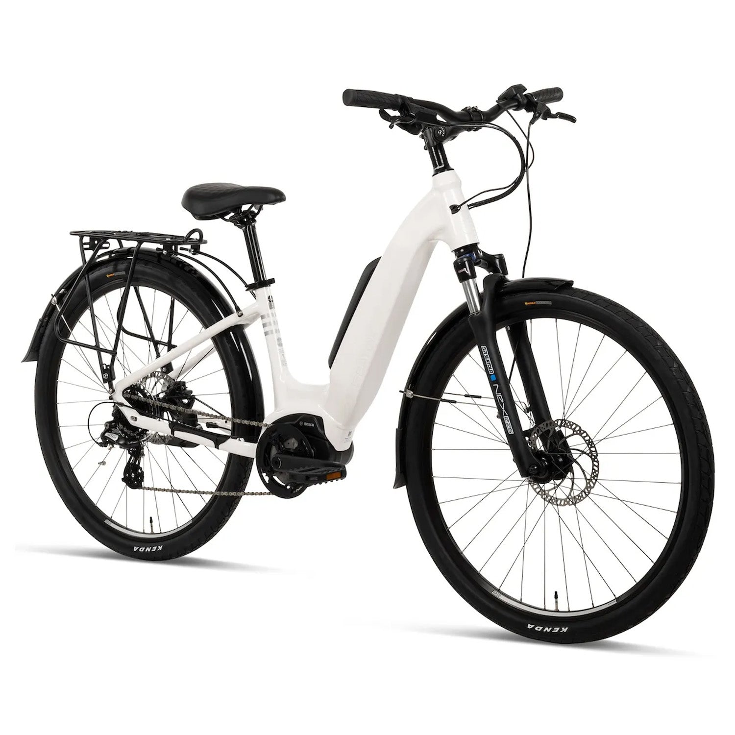 BATCH Step-Thru E-Bike White, SM | ML, bixbybicycles.com