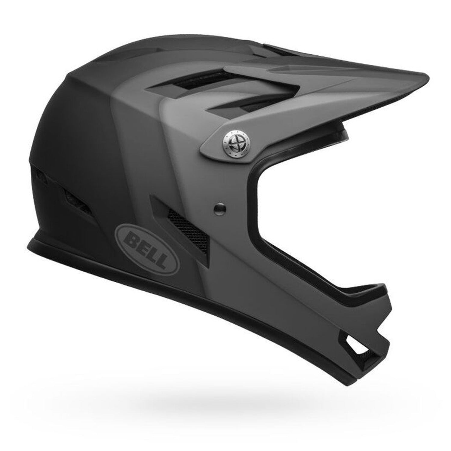 Bell Sanction Helmet - Matte Black side, Bixby Bicycles, bixbybicycles.com
