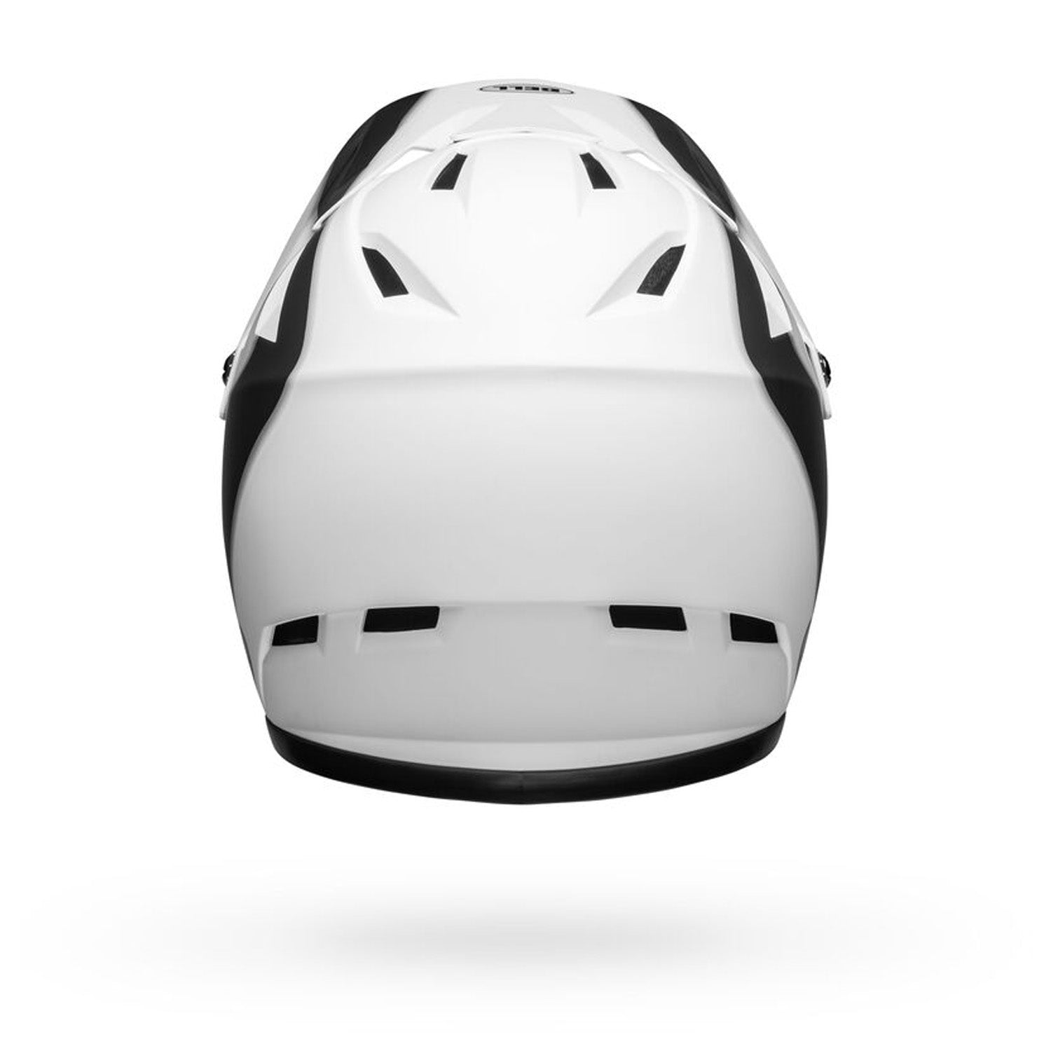 Bell Sanction Helmet back - Matte Black/White, Bixby Bicycles, bixbybicycles.com