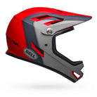 Bell Sanction Helmet - Matte Crimson/Slate Gray side, Bixby Bicycles, bixbybicycles.com
