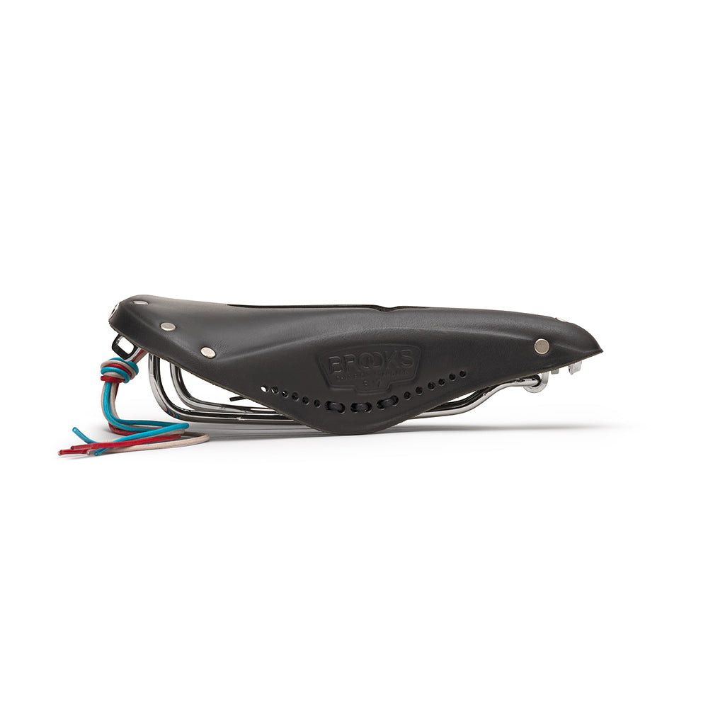 Brooks B17 Carved Leather Saddle - Black, bibybicycles.com