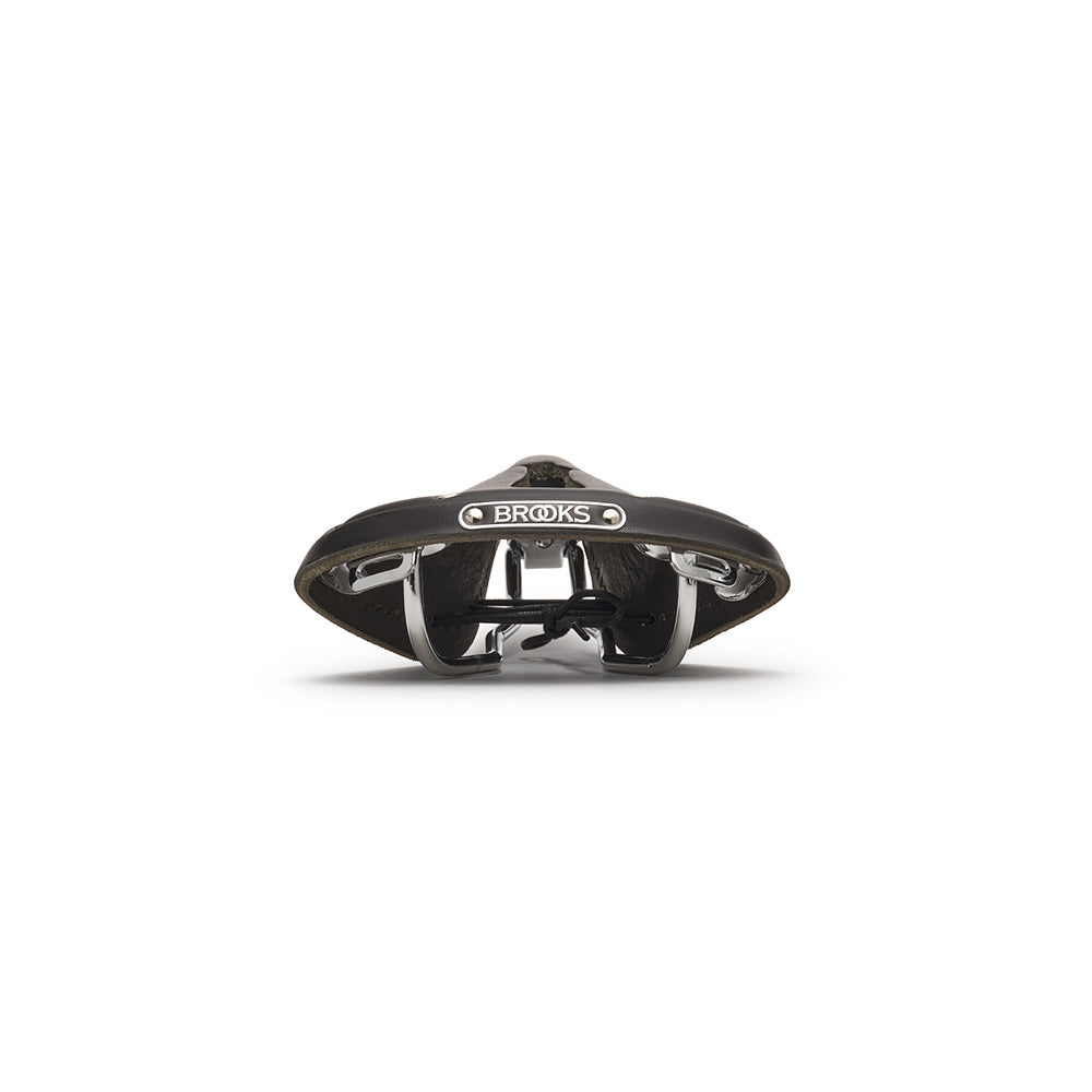 Brooks B17 Carved Leather Saddle - Black, bibybicycles.com