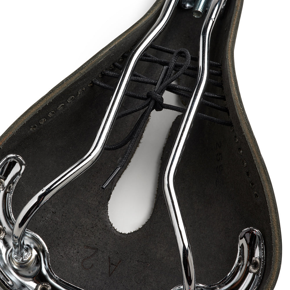 Brooks B17 Carved Leather Saddle - Black, bibybicycles.com