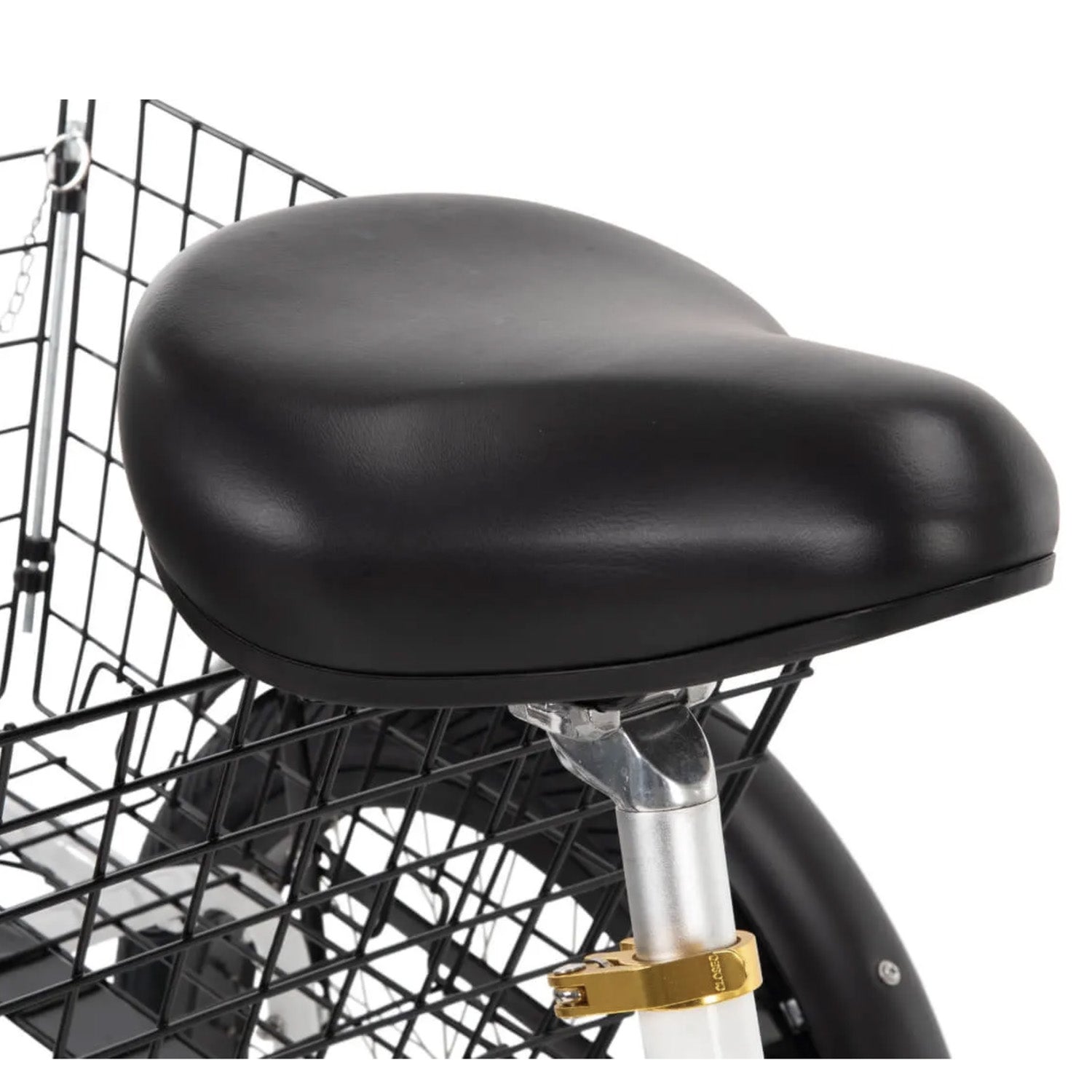 Buzz Cerana E-Trike, Mid Drive, 350 Watt, White, bixbybicycles.com