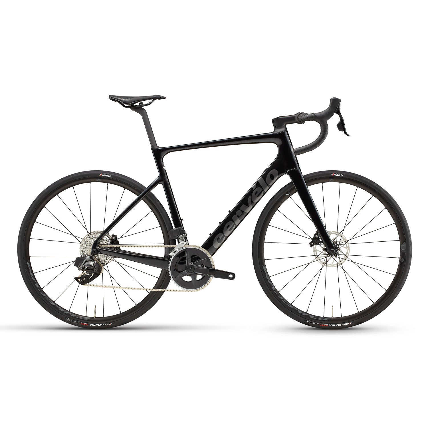 Cervélo Caledonia 5 Road Bike, SRAM Rival ETAP AXS, Five Black - 51cm, bixbybicycles.com