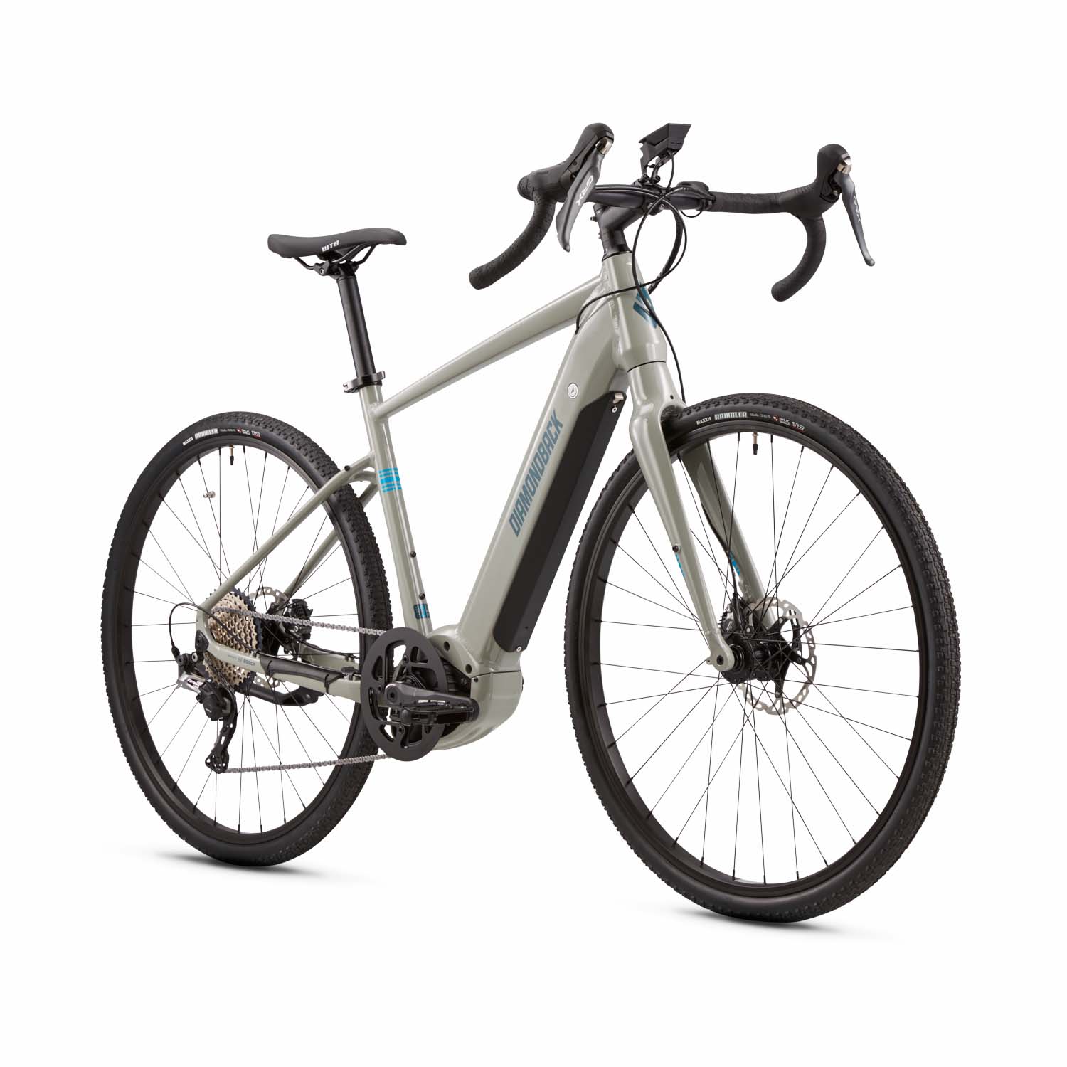 Diamondback Current E-Bike, Gray, BixbyBicycles.com