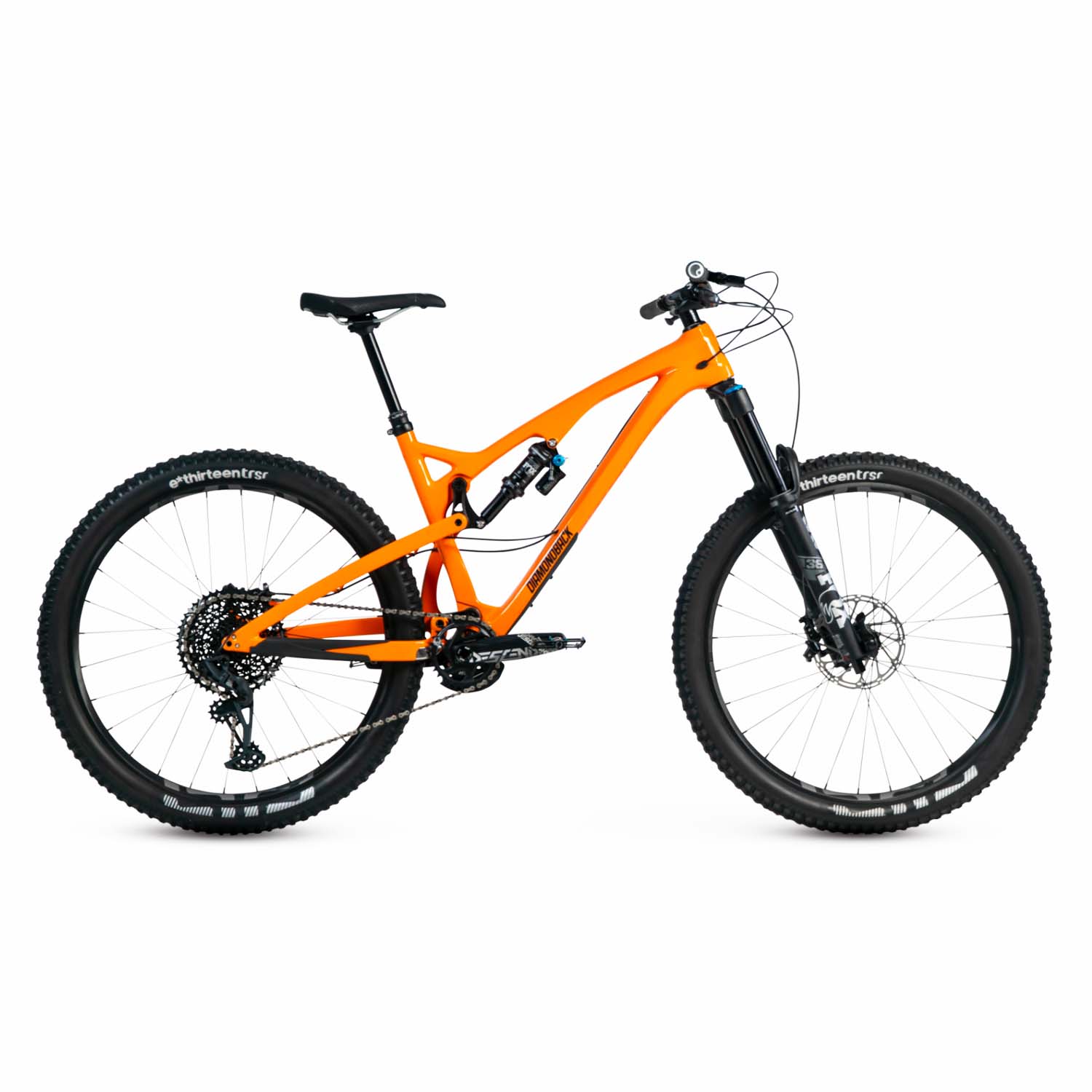 Diamondback Release 5C  Mountain Bike, Orange, BixbyBicycles.com