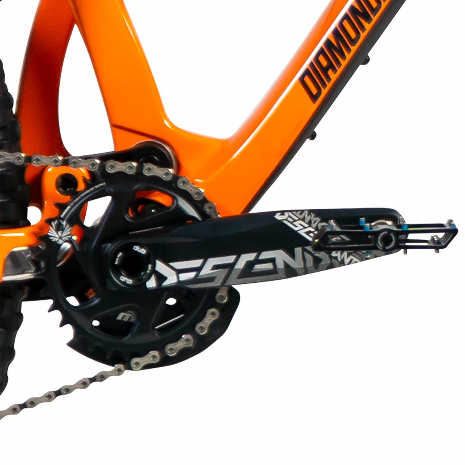 Diamondback Release 5C  Mountain Bike, Orange, BixbyBicycles.com