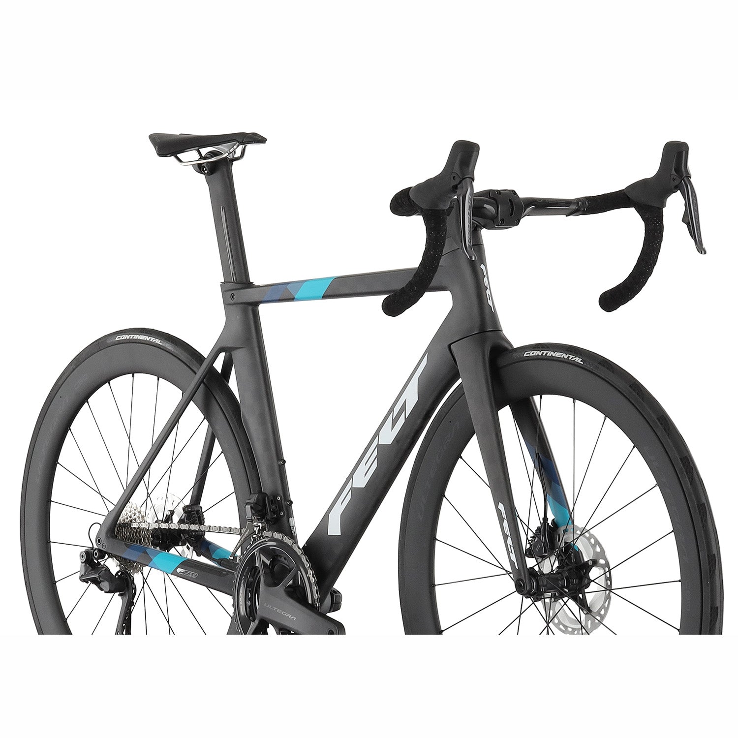 Felt AR FRD Ultimate, Ultegra Di2 12 Speed, Matte Black, Blue, White, bixbybicycles.com