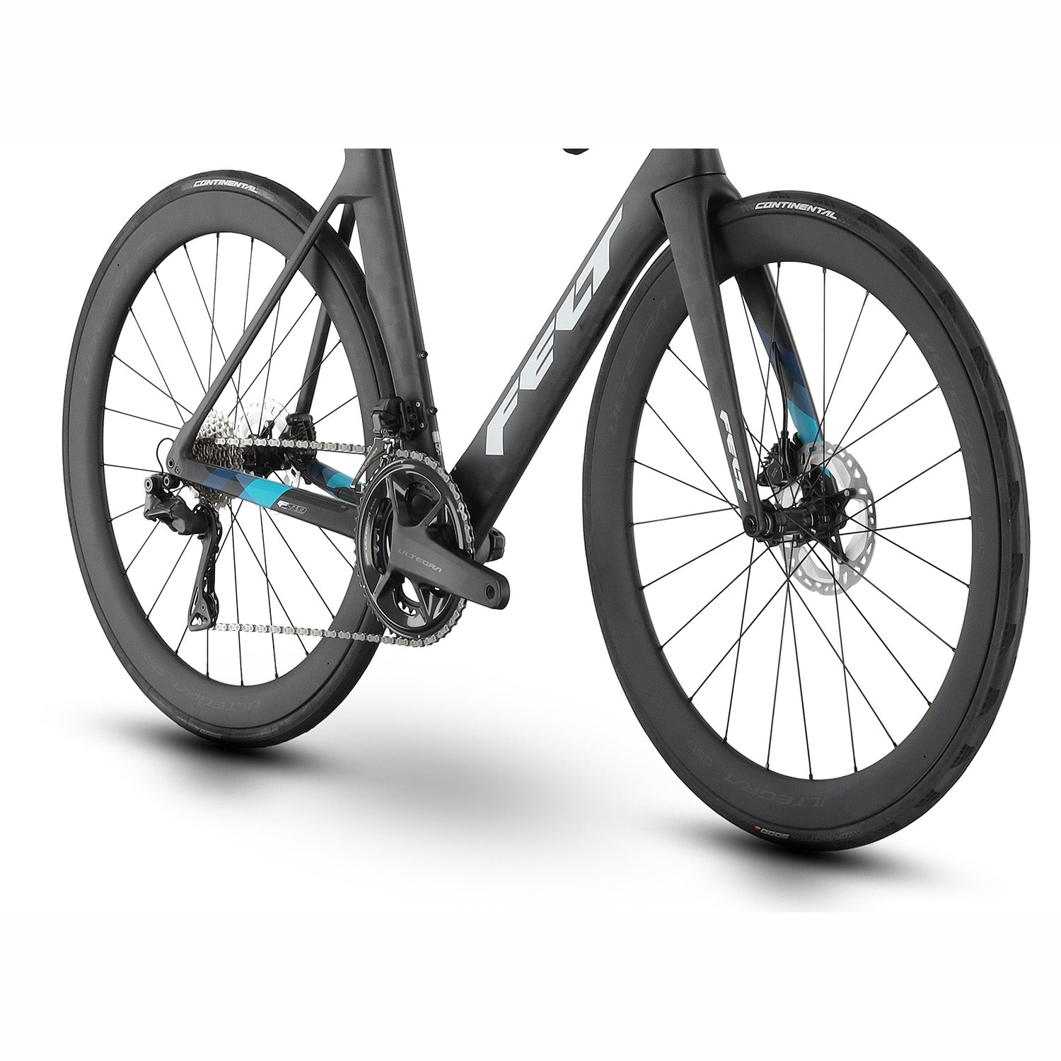 Felt AR FRD Ultimate, Ultegra Di2 12 Speed, Matte Black, Blue, White, bixbybicycles.com