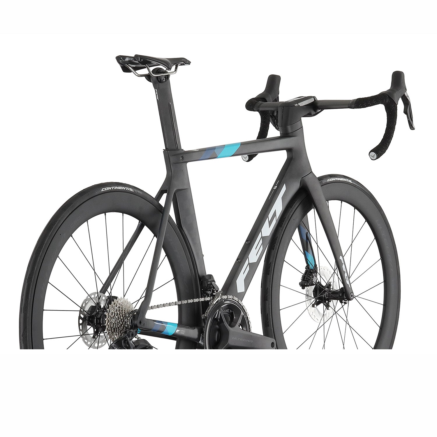 Felt AR FRD Ultimate, Ultegra Di2 12 Speed, Matte Black, Blue, White, bixbybicycles.com