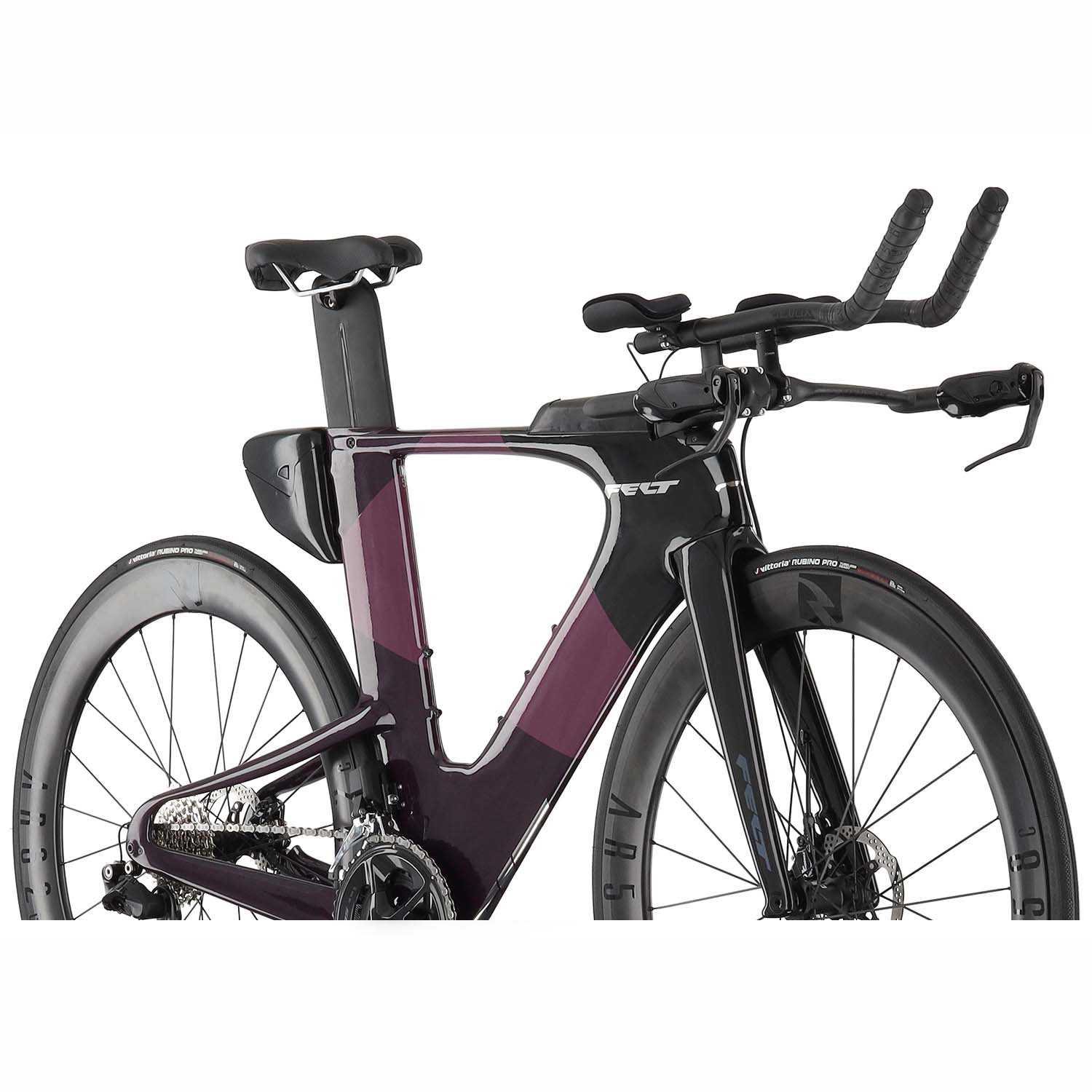 Felt IAx Advanced 105 Di2, Time Trail Bike, Gloss Astral Purple, BixbyBicycles.com